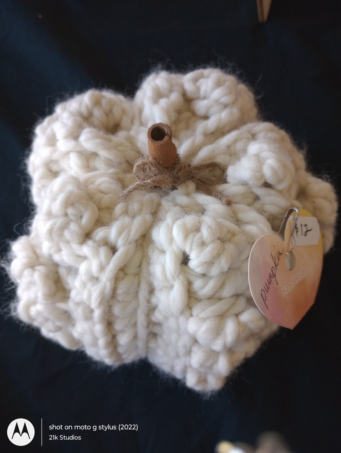 Cream popcorn pumpkin